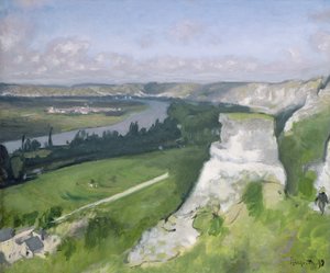 Rouen yakınlarındaki Seine, 1892